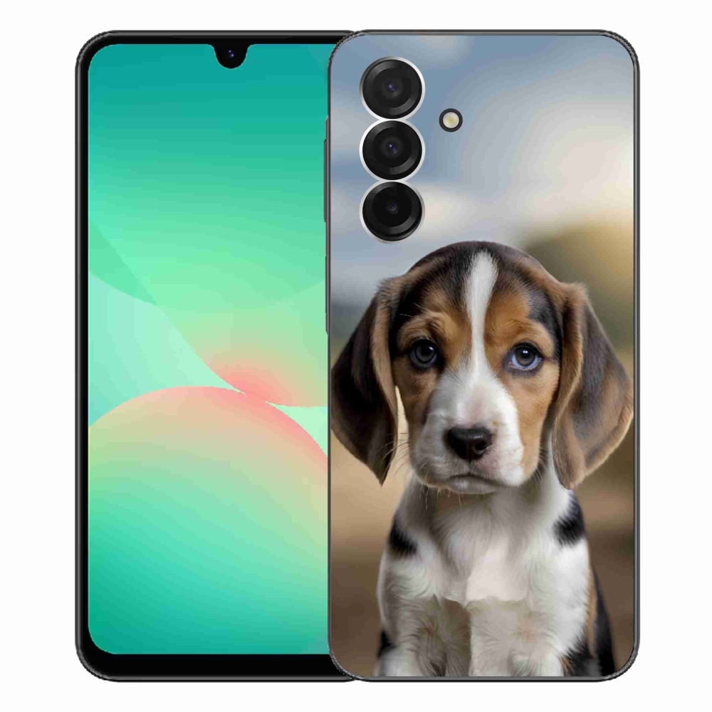 Gelový kryt mmCase na Samsung Galaxy A26 5G - roztomilý bígl