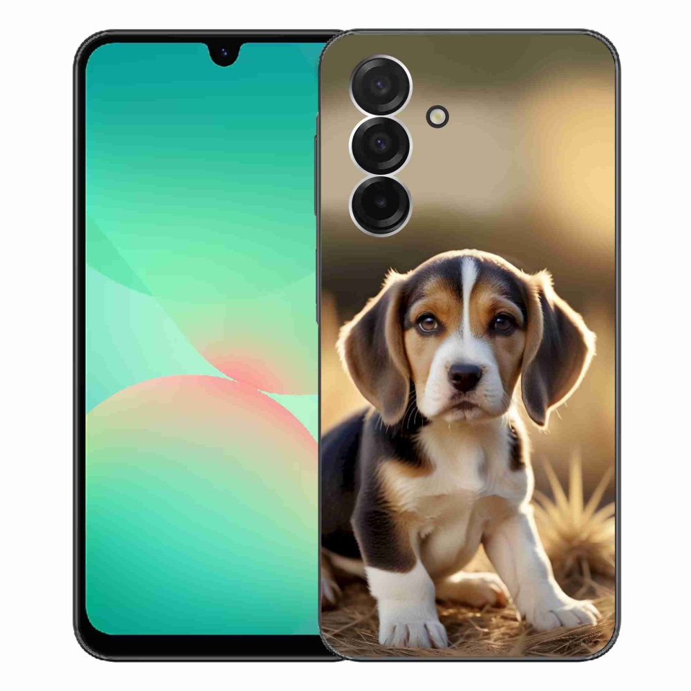 Gelový kryt mmCase na Samsung Galaxy A26 5G - roztomilý bígl