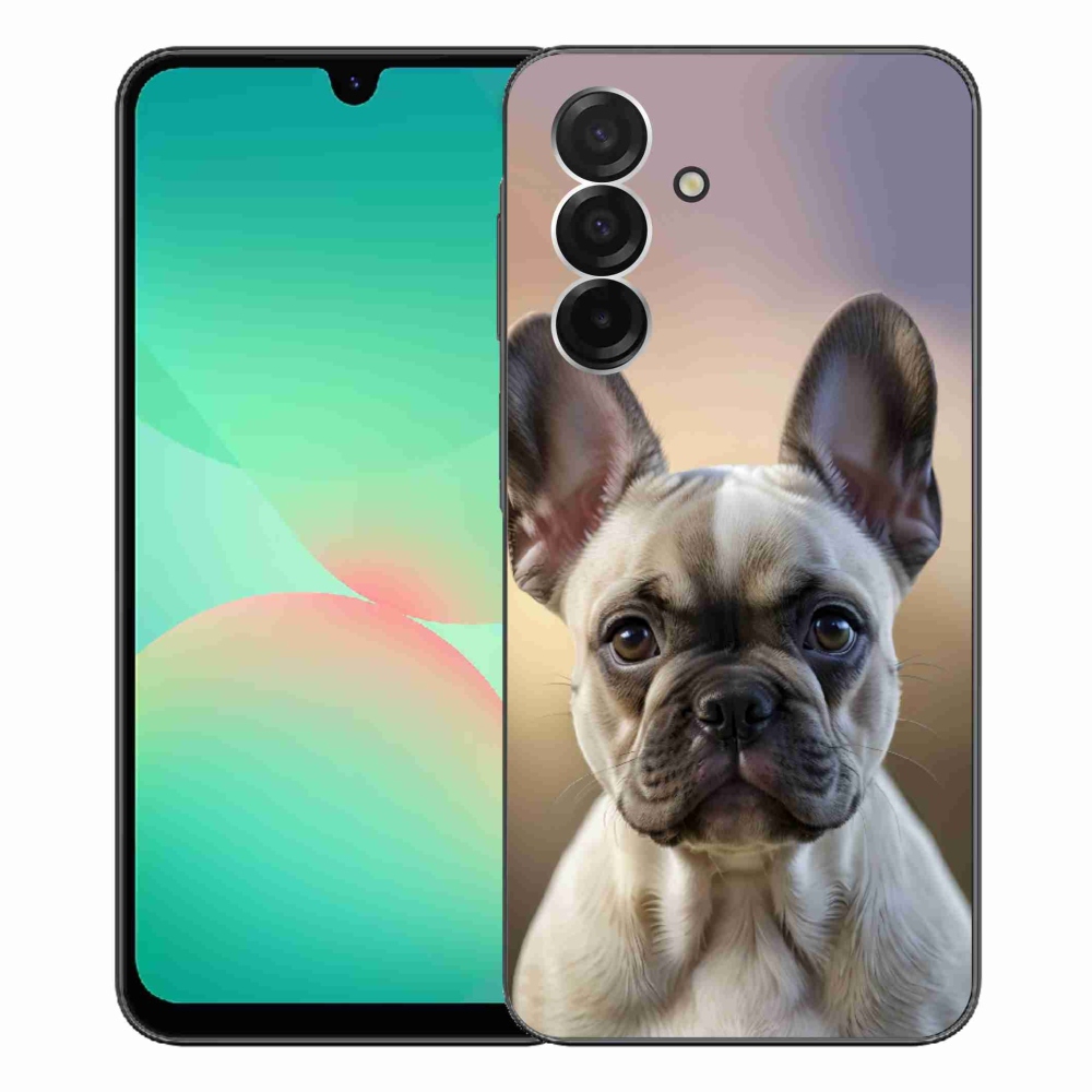 Gelový kryt mmCase na Samsung Galaxy A26 5G - roztomilý francouzský buldoček