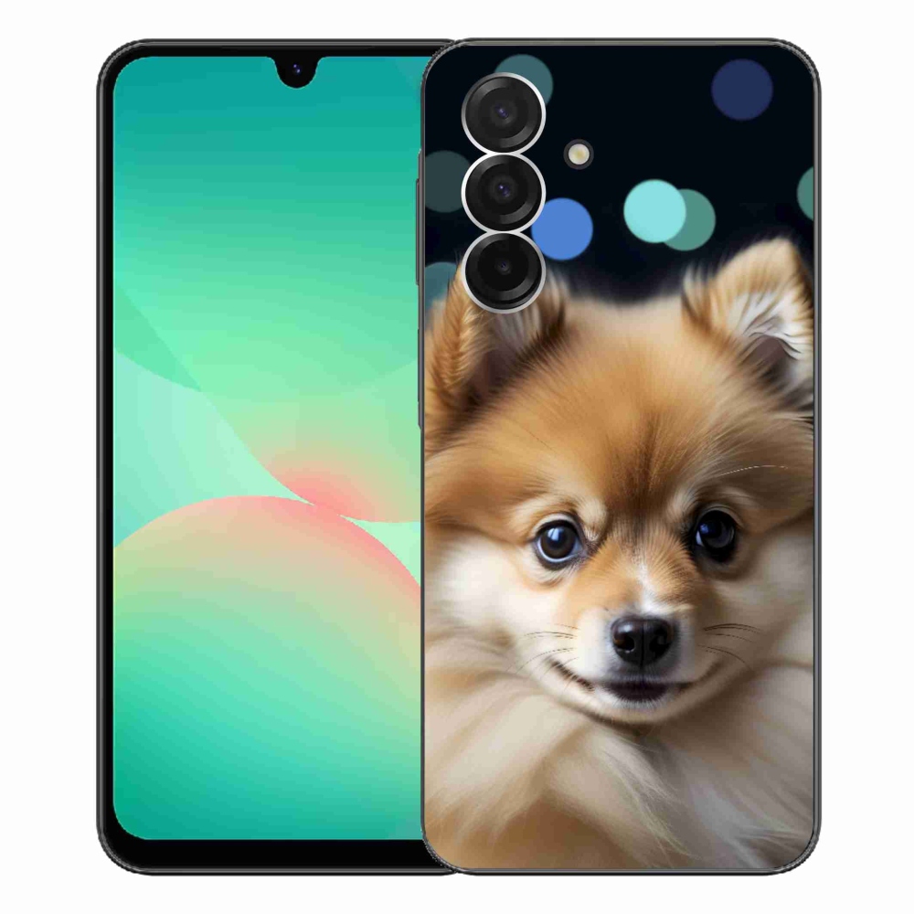 Gelový kryt mmCase na Samsung Galaxy A26 5G - roztomilý pomeranian