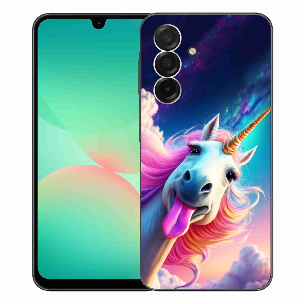 Gelový kryt mmCase na Samsung Galaxy A26 5G - šílený jednorožec