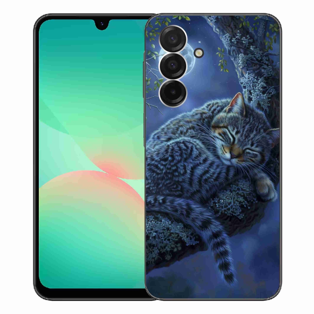 Gelový kryt mmCase na Samsung Galaxy A26 5G - spící kočka