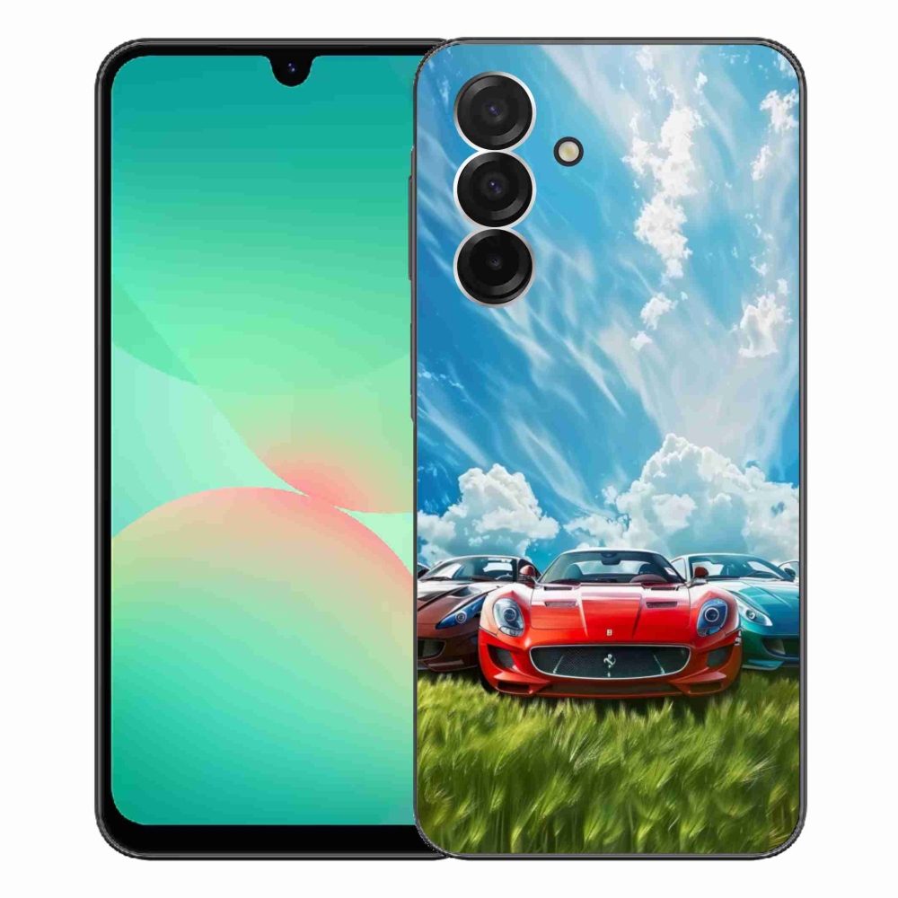 Gelový kryt mmCase na Samsung Galaxy A26 5G - sportovní vozy