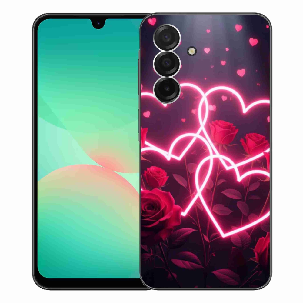Gelový kryt mmCase na Samsung Galaxy A26 5G - srdce lásky