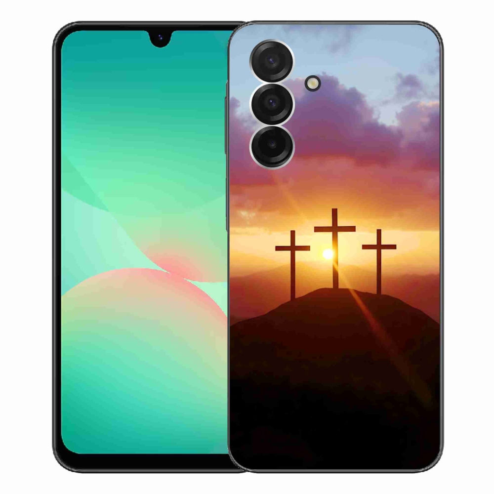 Gelový kryt mmCase na Samsung Galaxy A26 5G - tři kříže
