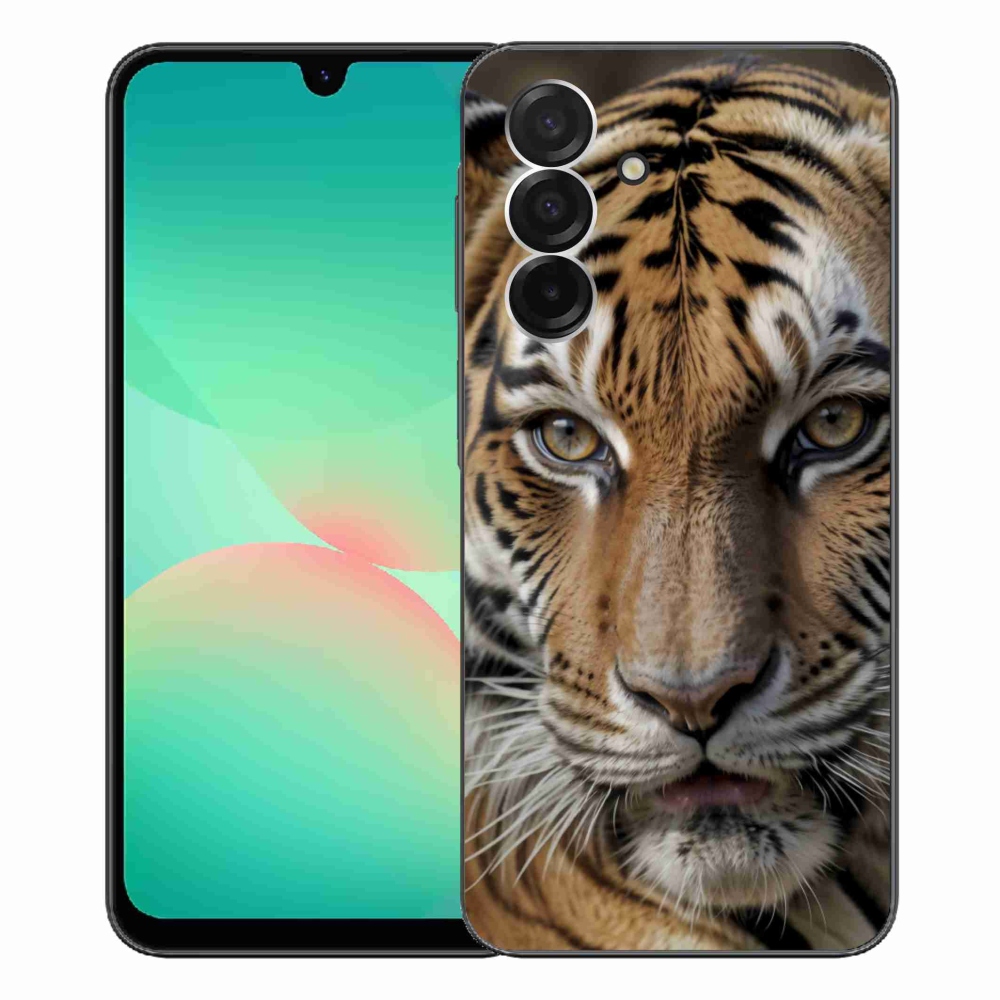 Gelový kryt mmCase na Samsung Galaxy A26 5G - tygří pohled
