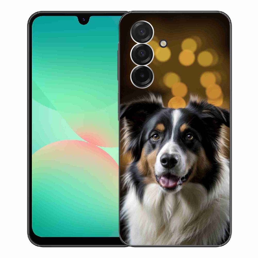 Gelový kryt mmCase na Samsung Galaxy A26 5G - usměvavý australský ovčák