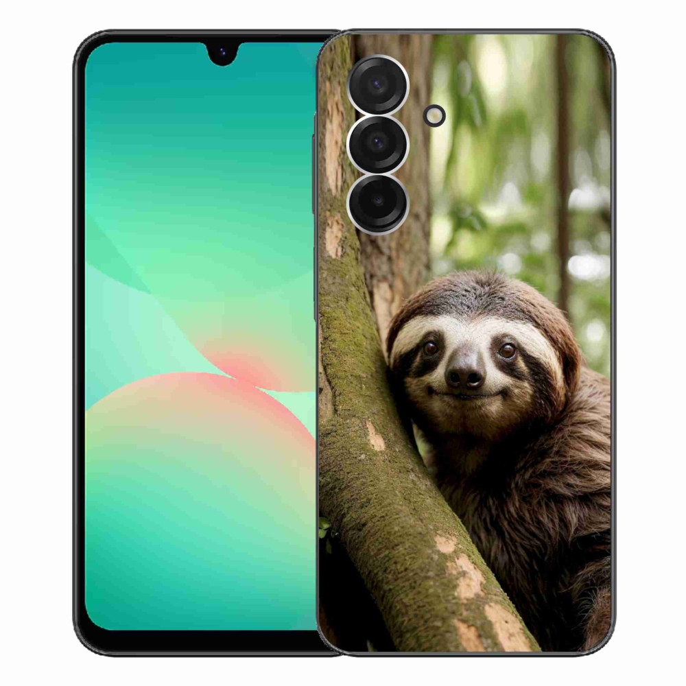 Gelový kryt mmCase na Samsung Galaxy A26 5G - usměvavý lenochod