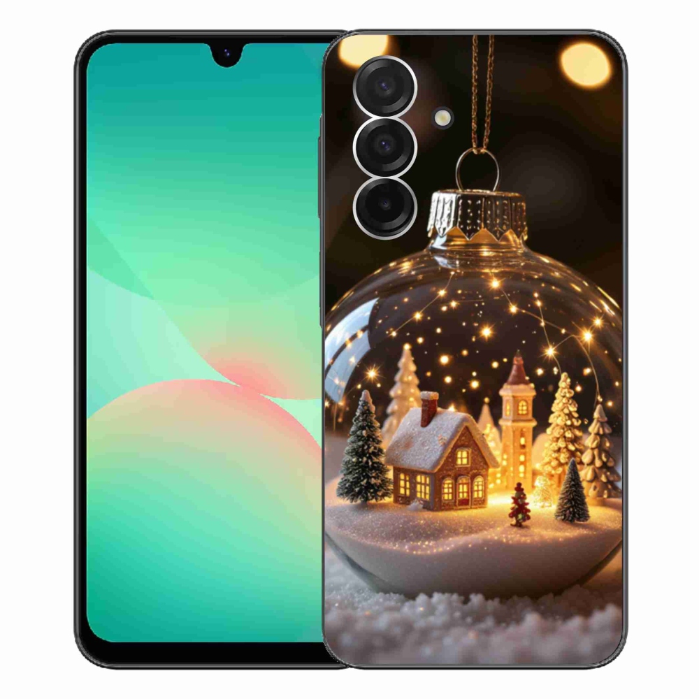 Gelový kryt mmCase na Samsung Galaxy A26 5G - vánoční koule 3