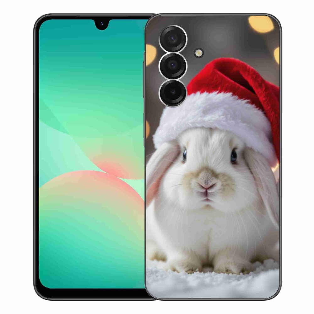 Gelový kryt mmCase na Samsung Galaxy A26 5G - vánoční králík