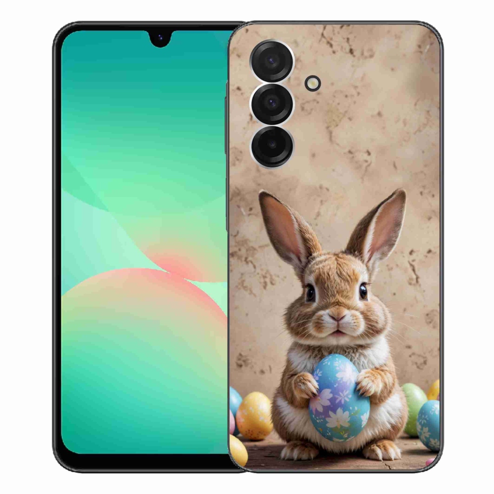 Gelový kryt mmCase na Samsung Galaxy A26 5G - velikonoční králíček