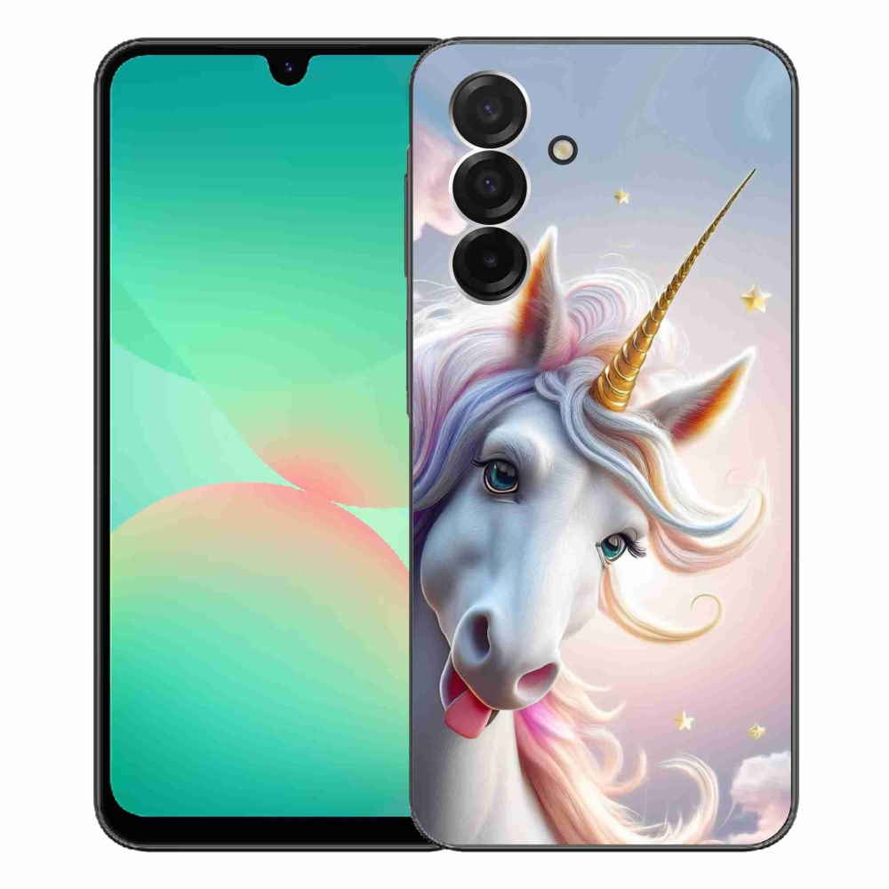 Gelový kryt mmCase na Samsung Galaxy A26 5G - veselý jednorožec