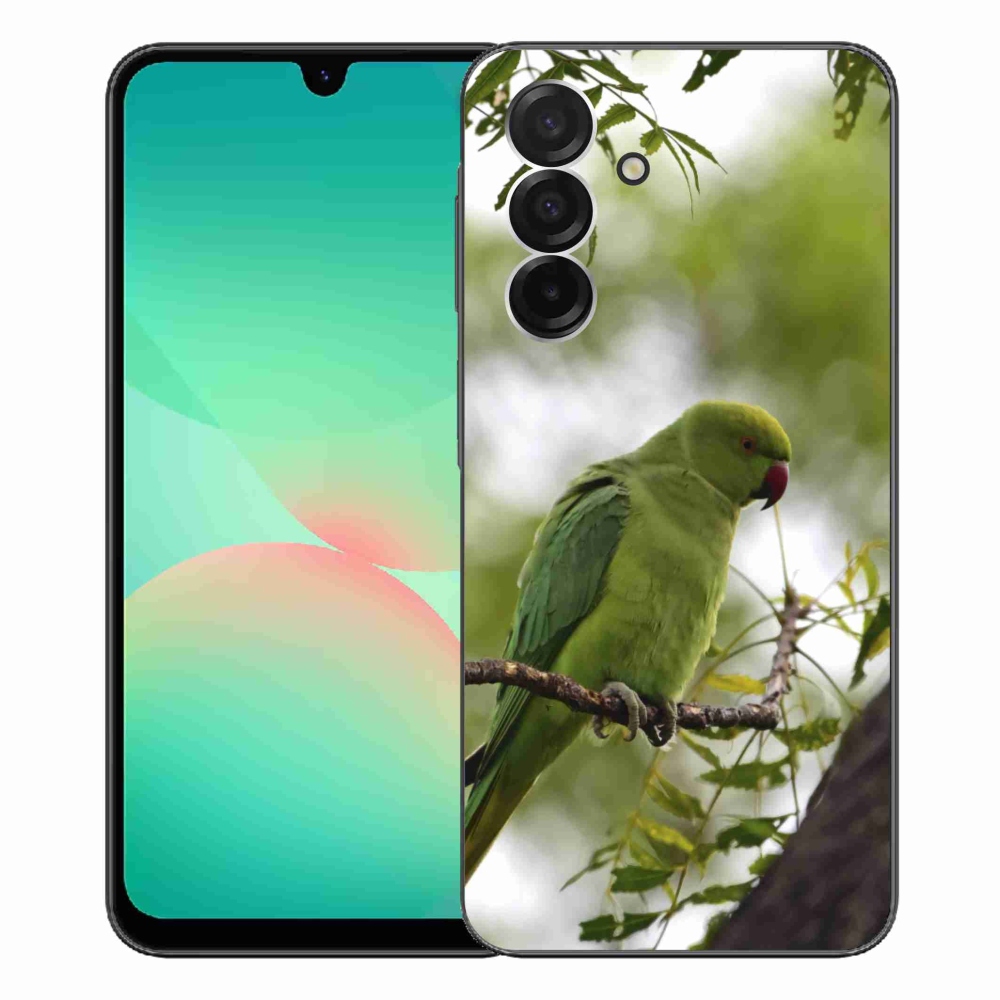Gelový kryt mmCase na Samsung Galaxy A26 5G - zelený papoušek