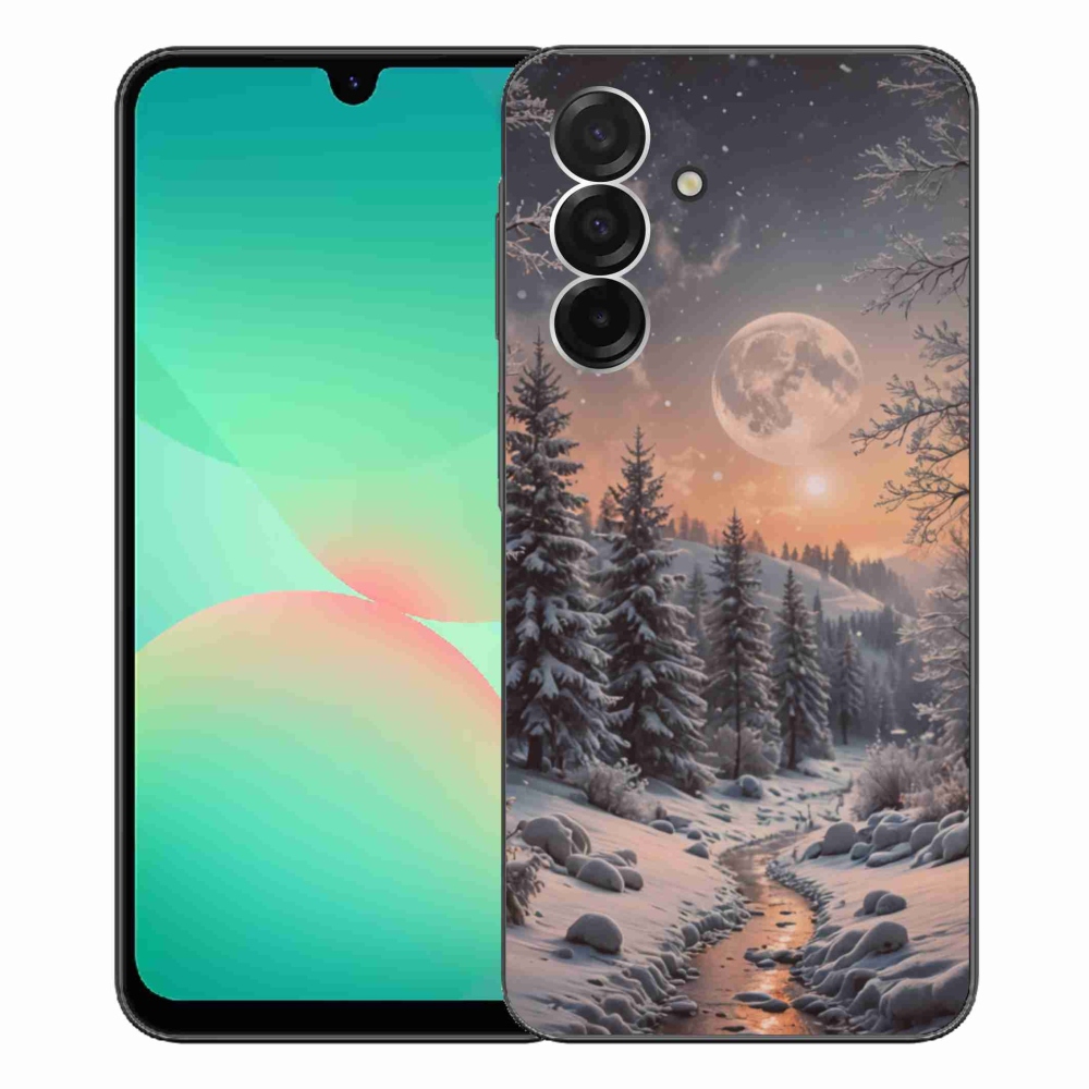 Gelový kryt mmCase na Samsung Galaxy A26 5G - zimní krajina 2