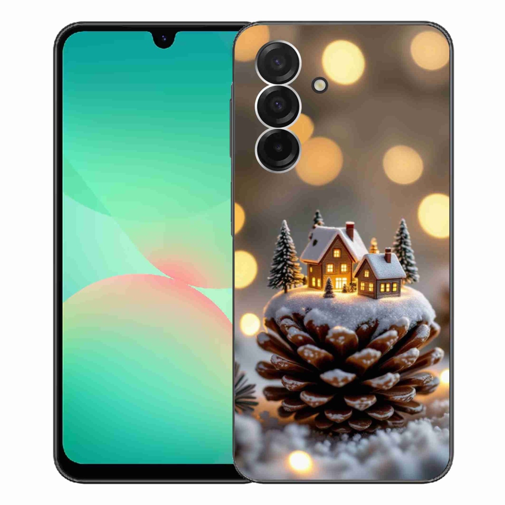 Gelový kryt mmCase na Samsung Galaxy A26 5G - zimní vesnička