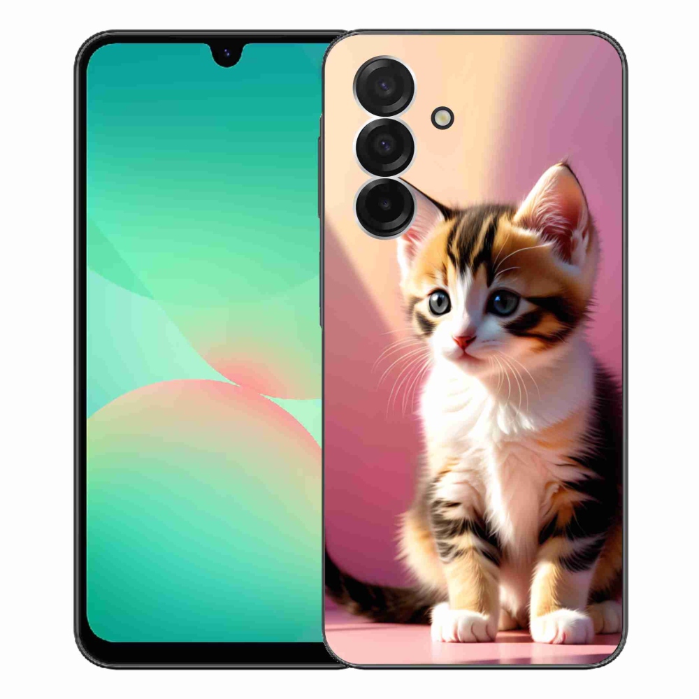 Gelový kryt mmCase na Samsung Galaxy A26 5G - zvědavé kotě 2