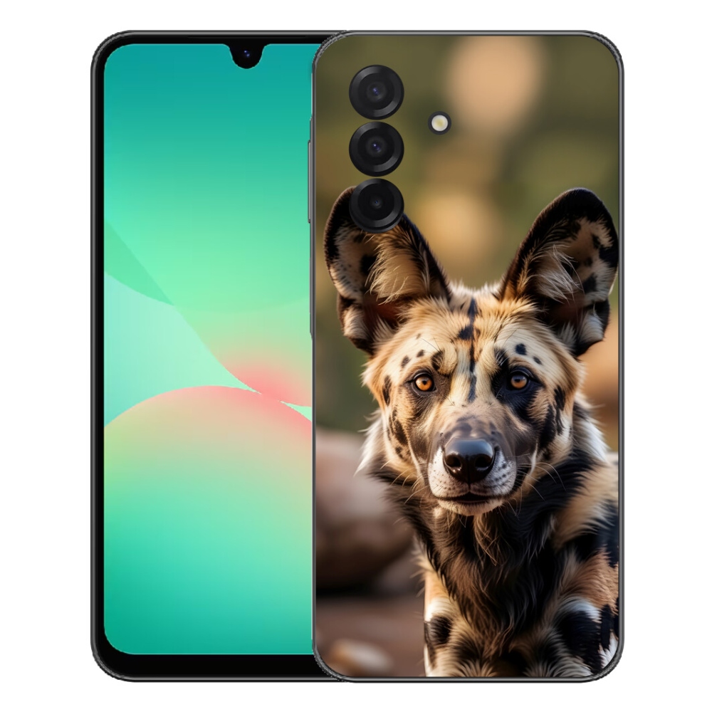 Gelový kryt mmCase na Samsung Galaxy A27 5G - africký divoký pes