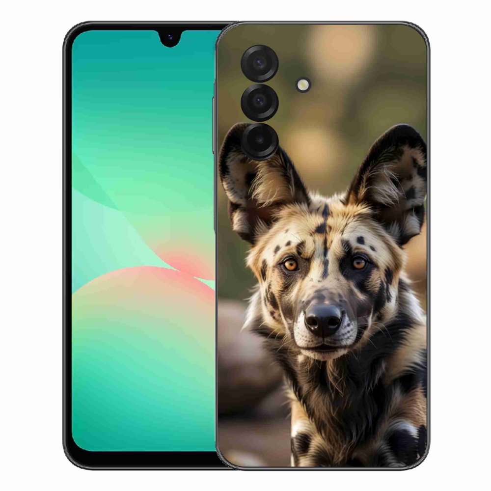 Gelový kryt mmCase na Samsung Galaxy A27 5G - africký divoký pes