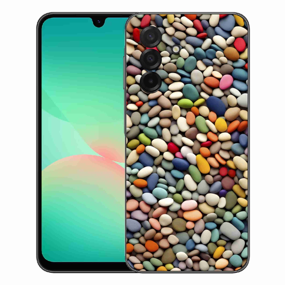 Gelový kryt mmCase na Samsung Galaxy A27 5G - barevné kamínky 2
