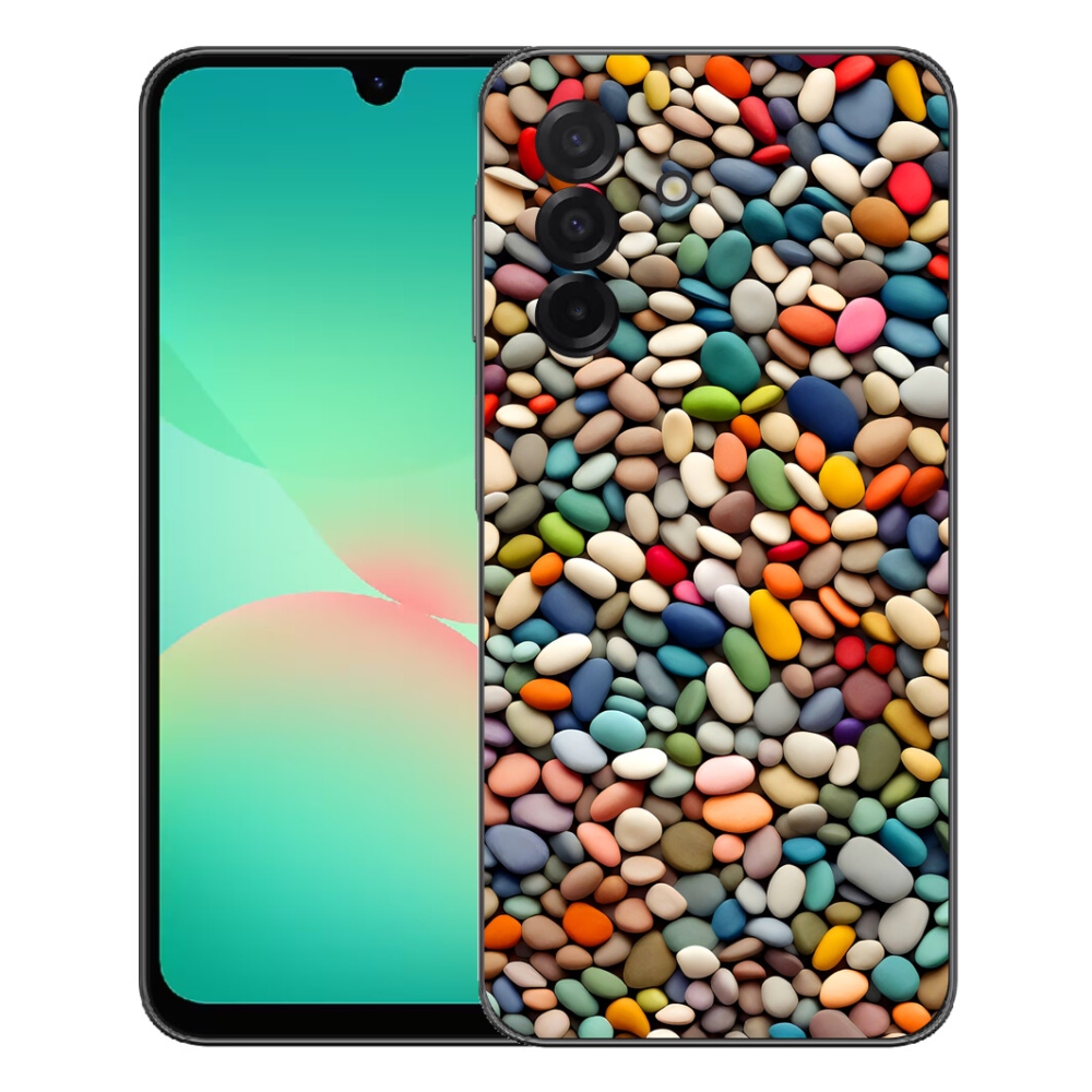 Gelový kryt mmCase na Samsung Galaxy A27 5G - barevné kamínky 2