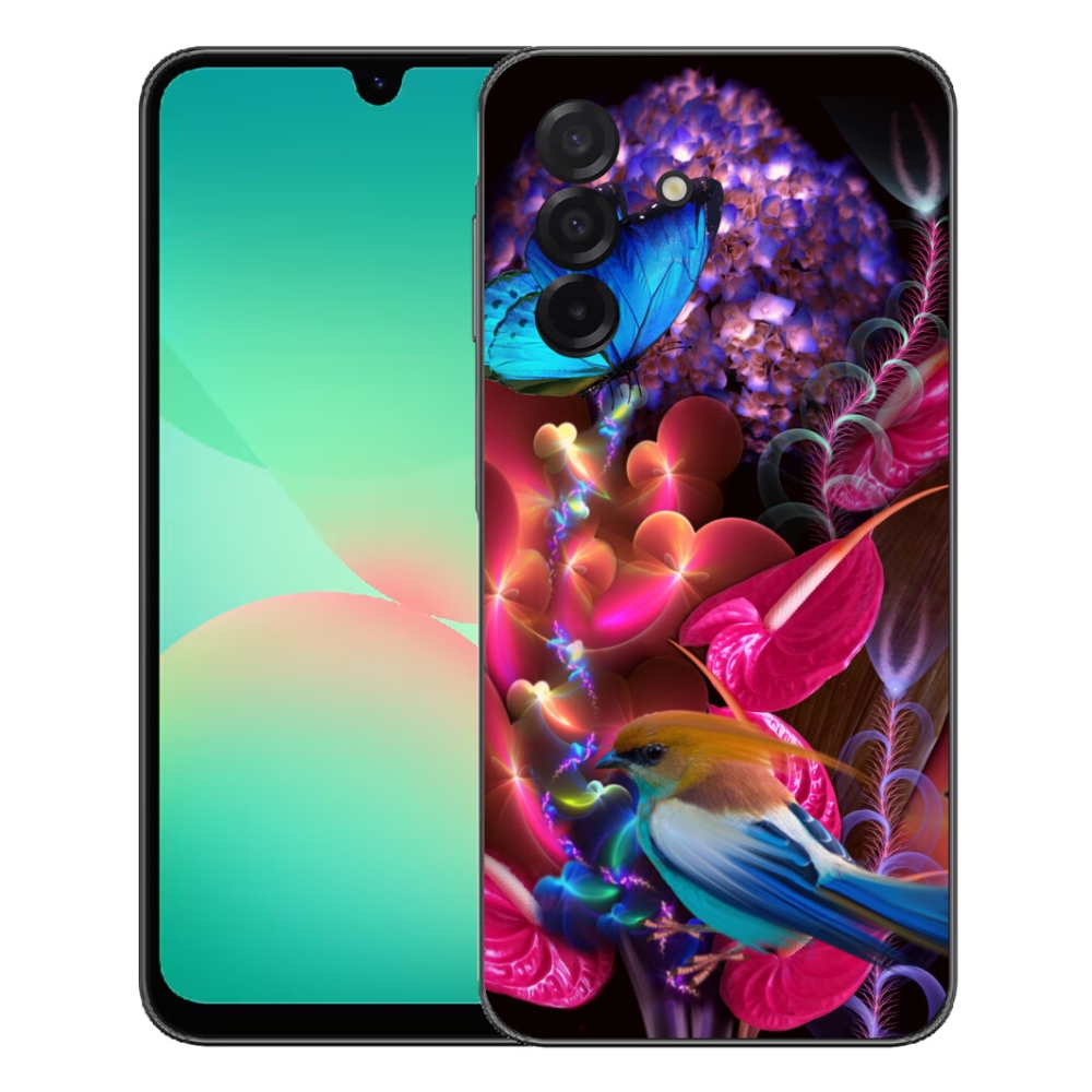 Gelový kryt mmCase na Samsung Galaxy A27 5G - barevné květiny