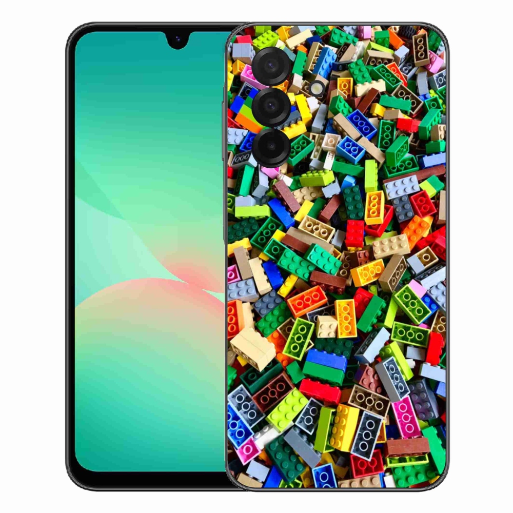 Gelový kryt mmCase na Samsung Galaxy A27 5G - barevné stavební kostky
