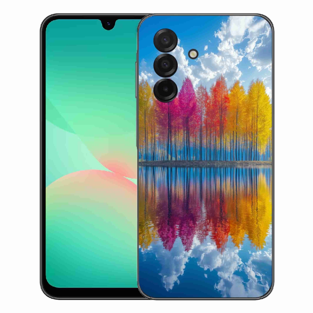 Gelový kryt mmCase na Samsung Galaxy A27 5G - barevné stromy