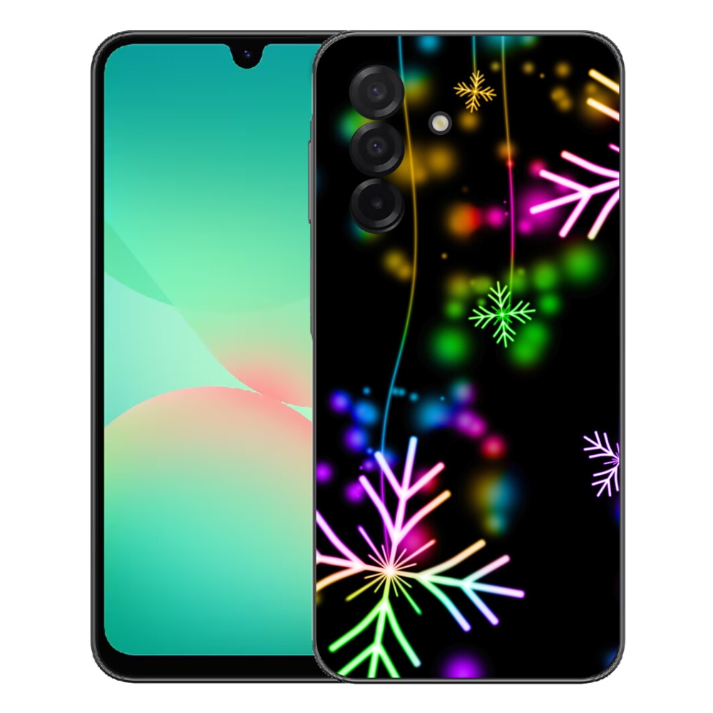 Gelový kryt mmCase na Samsung Galaxy A27 5G - barevné vločky