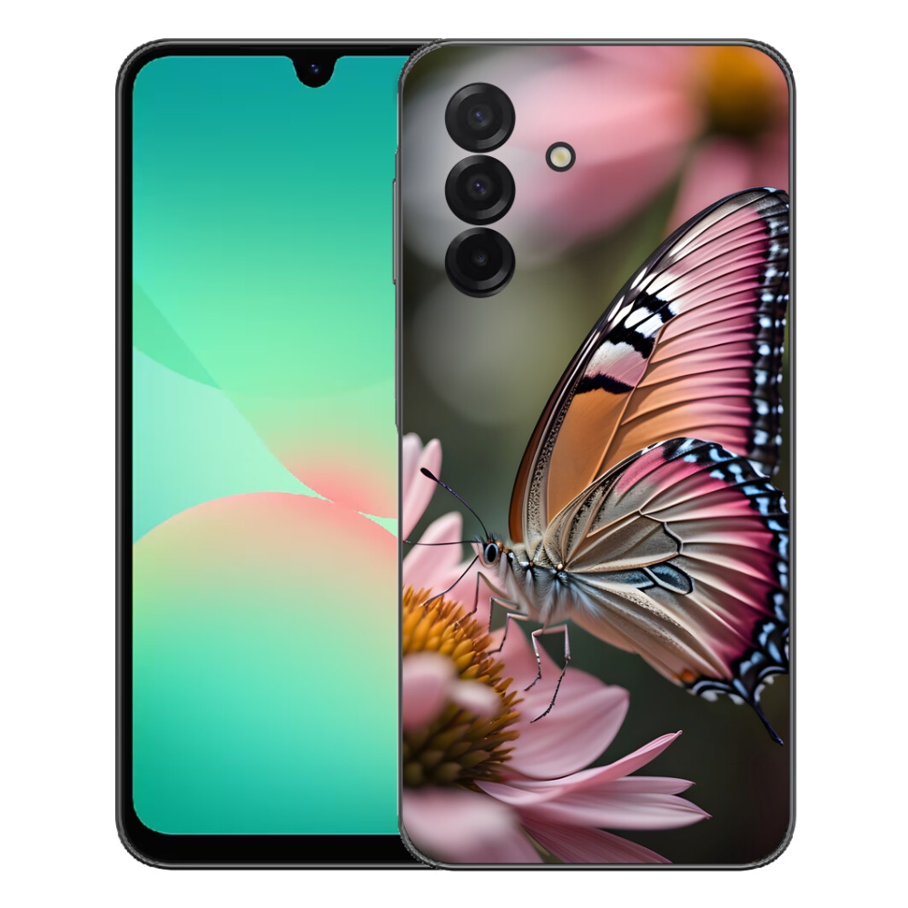 Gelový kryt mmCase na Samsung Galaxy A27 5G - barevný motýl