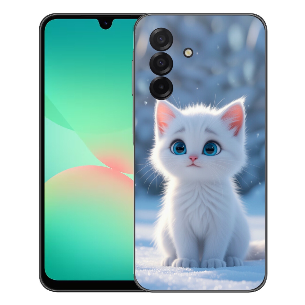 Gelový kryt mmCase na Samsung Galaxy A27 5G - bílé kotě 3