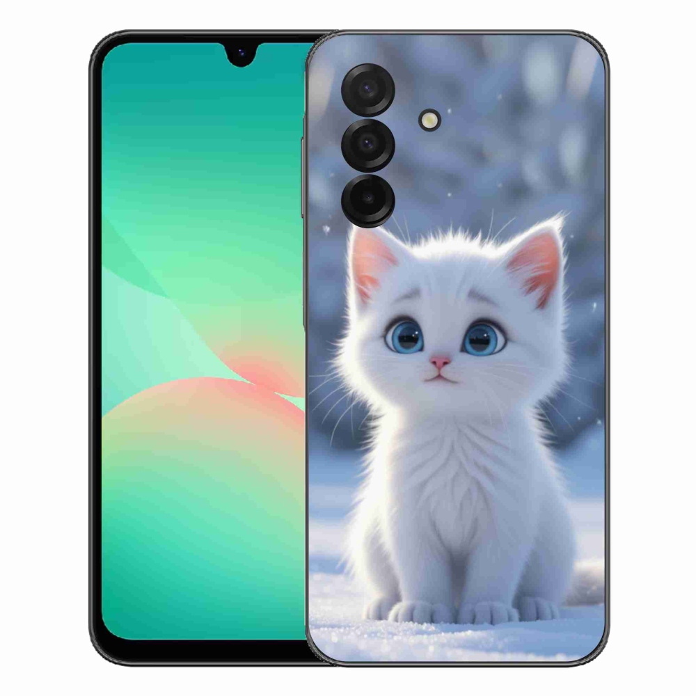Gelový kryt mmCase na Samsung Galaxy A27 5G - bílé kotě 3