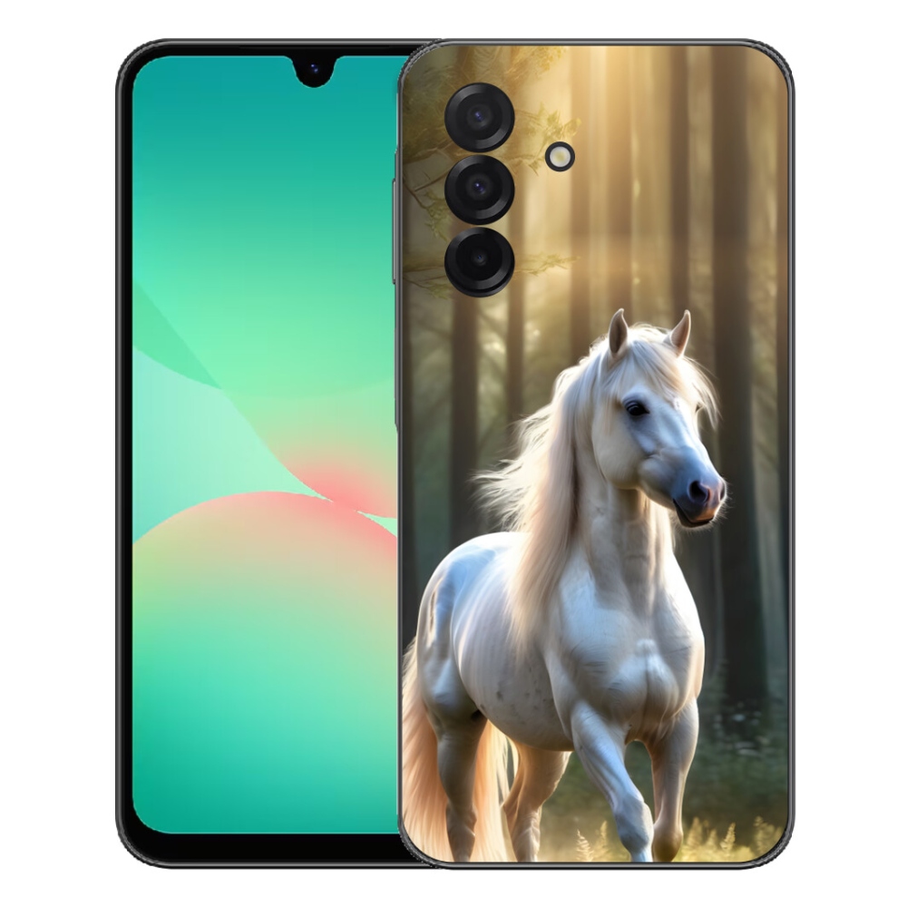 Gelový kryt mmCase na Samsung Galaxy A27 5G - bílý kůň 3