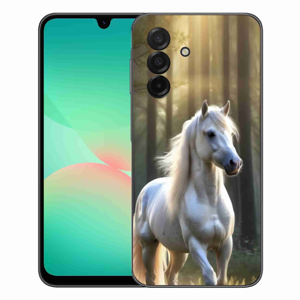 Gelový kryt mmCase na Samsung Galaxy A27 5G - bílý kůň 3