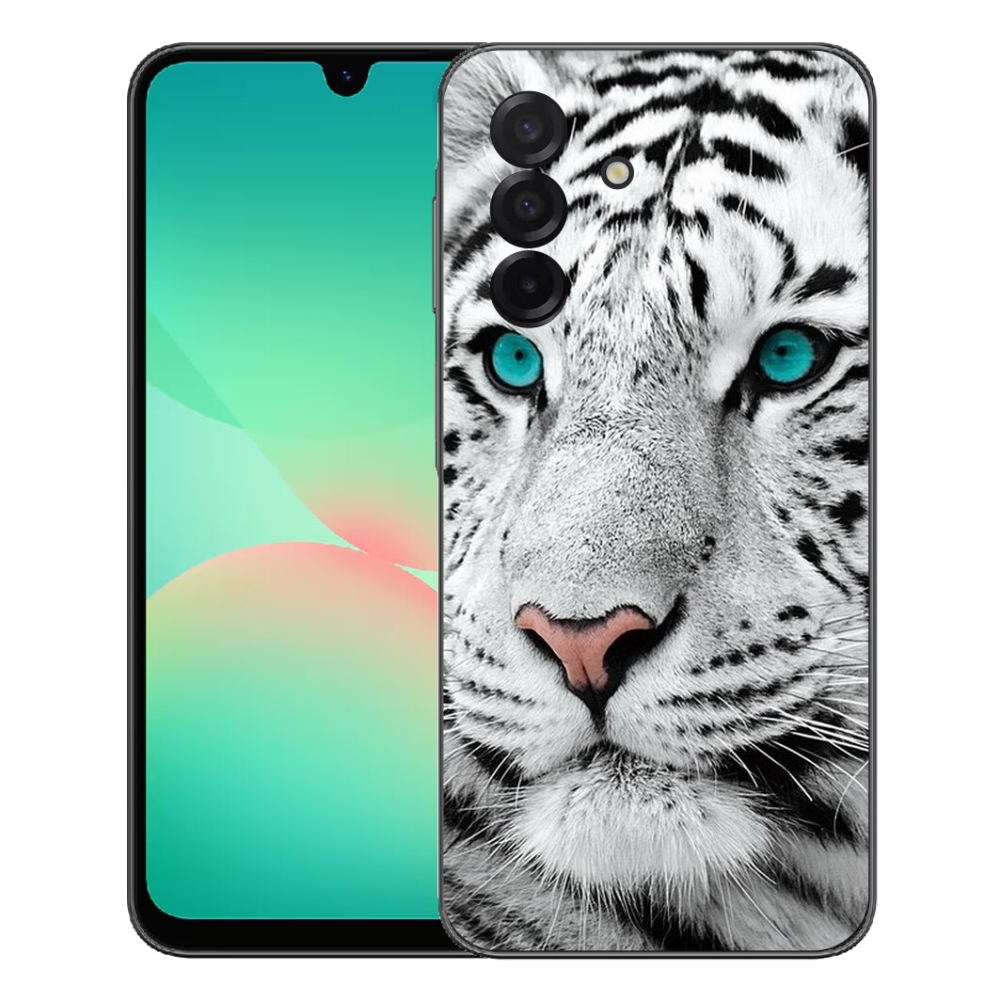 Gelový kryt mmCase na Samsung Galaxy A27 5G - bílý tygr