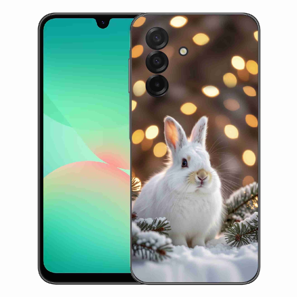 Gelový kryt mmCase na Samsung Galaxy A27 5G - bílý zajíc