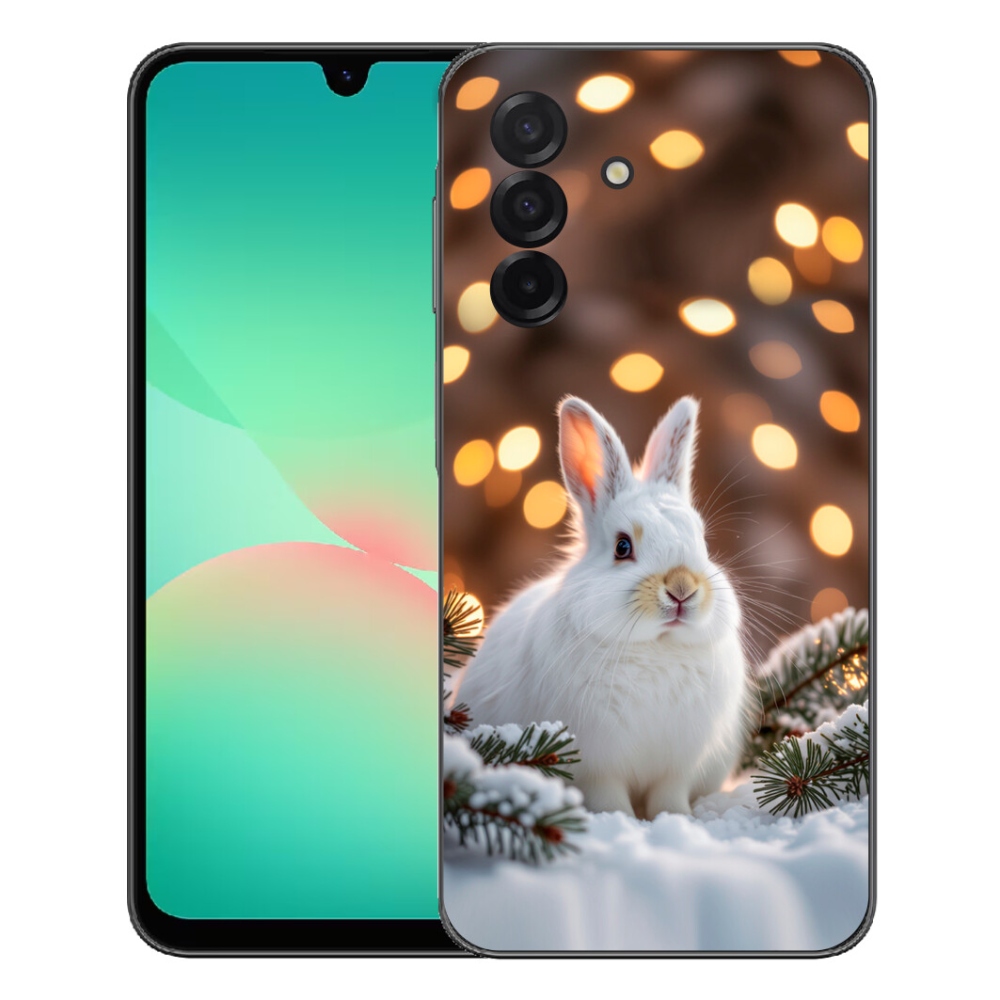 Gelový kryt mmCase na Samsung Galaxy A27 5G - bílý zajíc