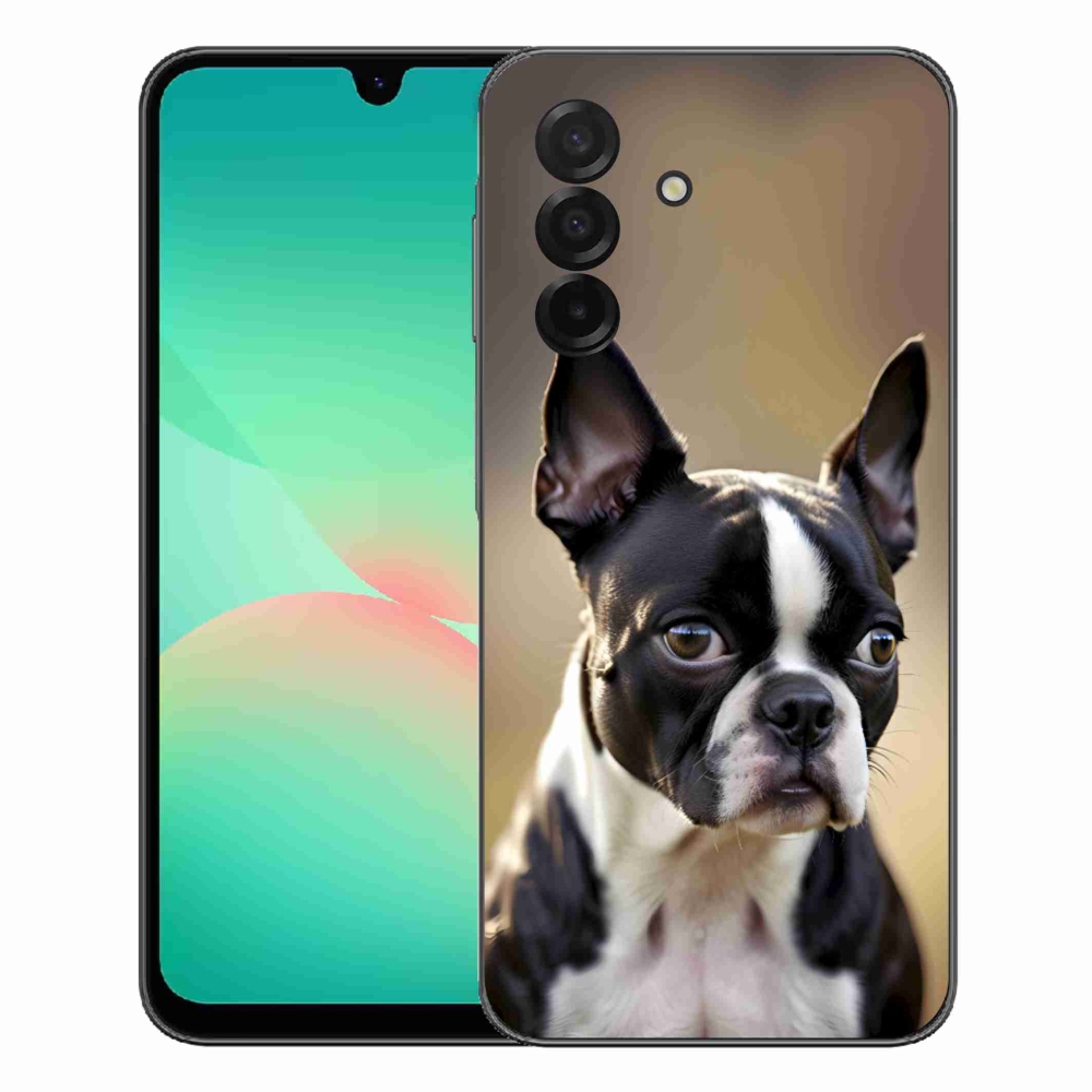 Gelový kryt mmCase na Samsung Galaxy A27 5G - bostonský teriér
