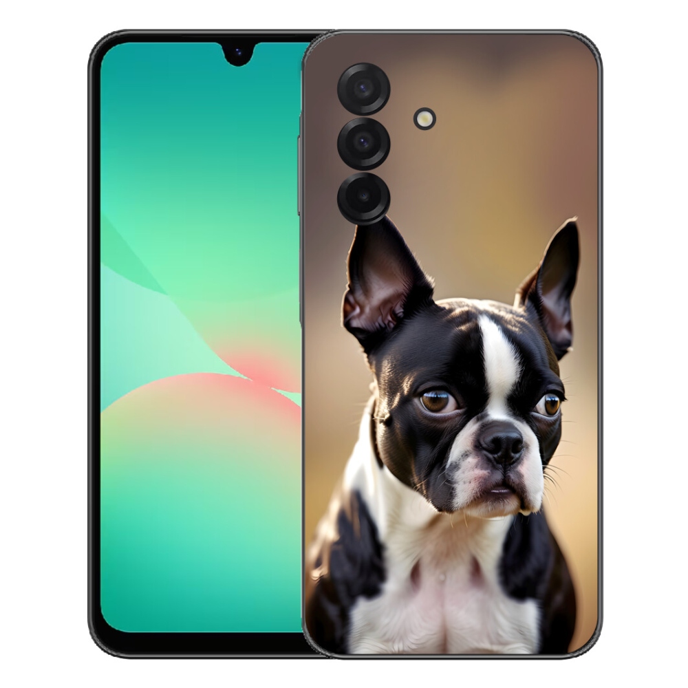 Gelový kryt mmCase na Samsung Galaxy A27 5G - bostonský teriér