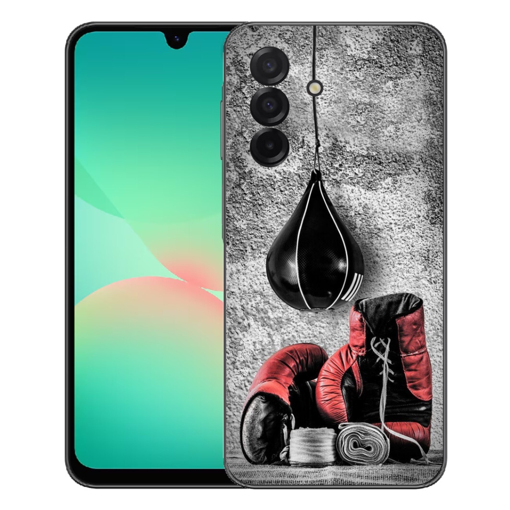 Gelový kryt mmCase na Samsung Galaxy A27 5G - boxovací pytel a rukavice