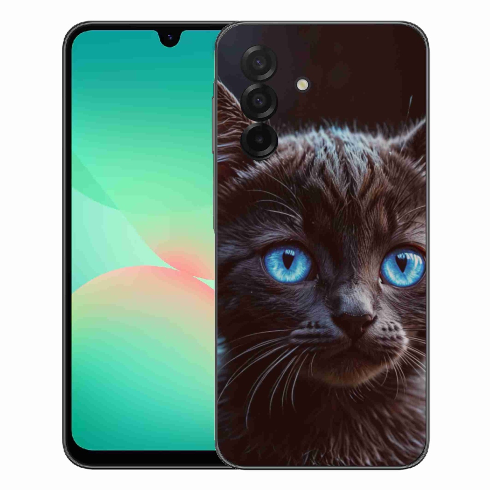 Gelový kryt mmCase na Samsung Galaxy A27 5G - černé kotě 2