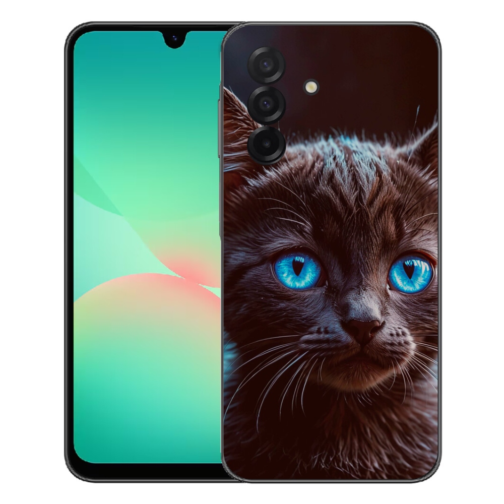 Gelový kryt mmCase na Samsung Galaxy A27 5G - černé kotě 2