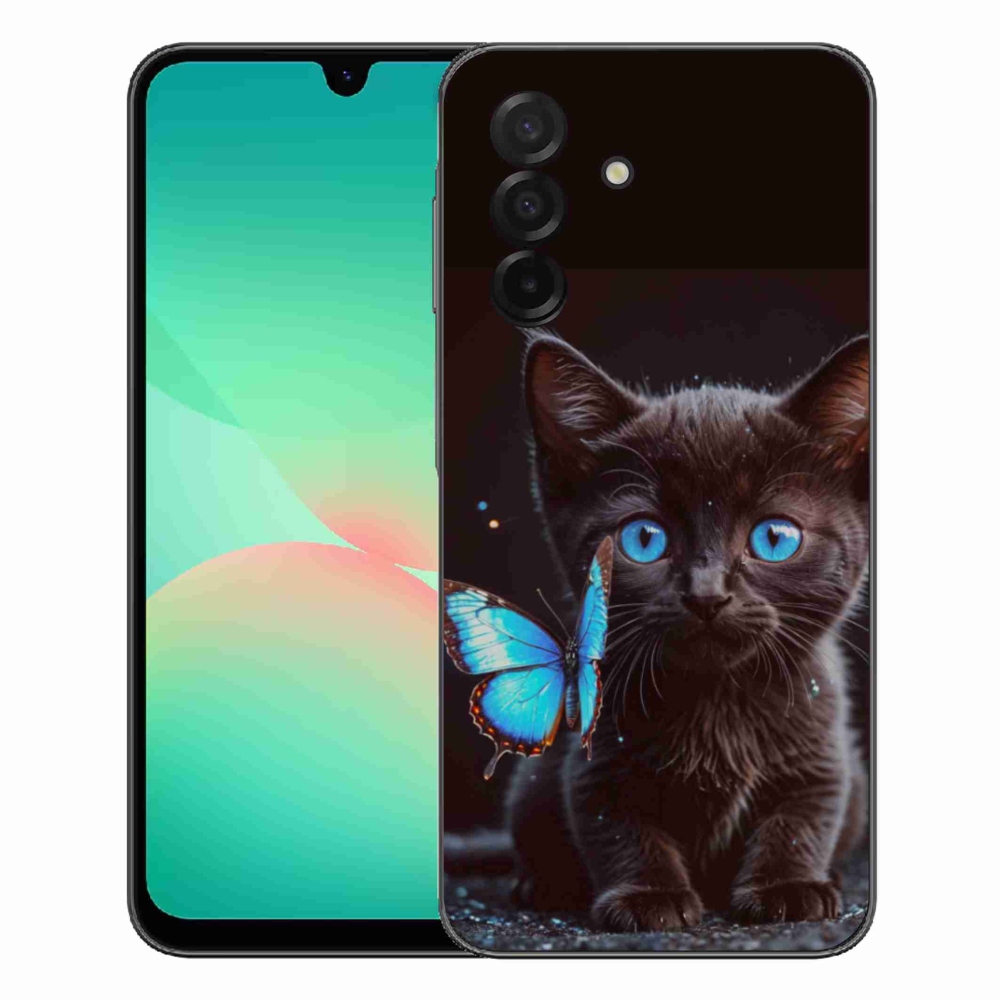 Gelový kryt mmCase na Samsung Galaxy A27 5G - černé kotě 3
