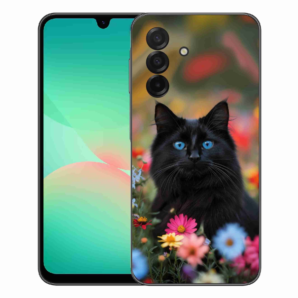 Gelový kryt mmCase na Samsung Galaxy A27 5G - černé kotě 4