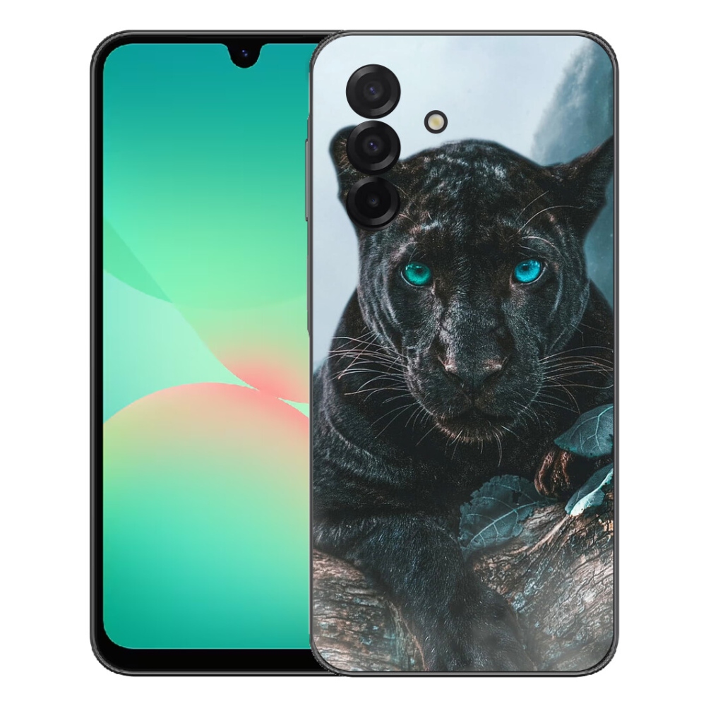 Gelový kryt mmCase na Samsung Galaxy A27 5G - černý panter