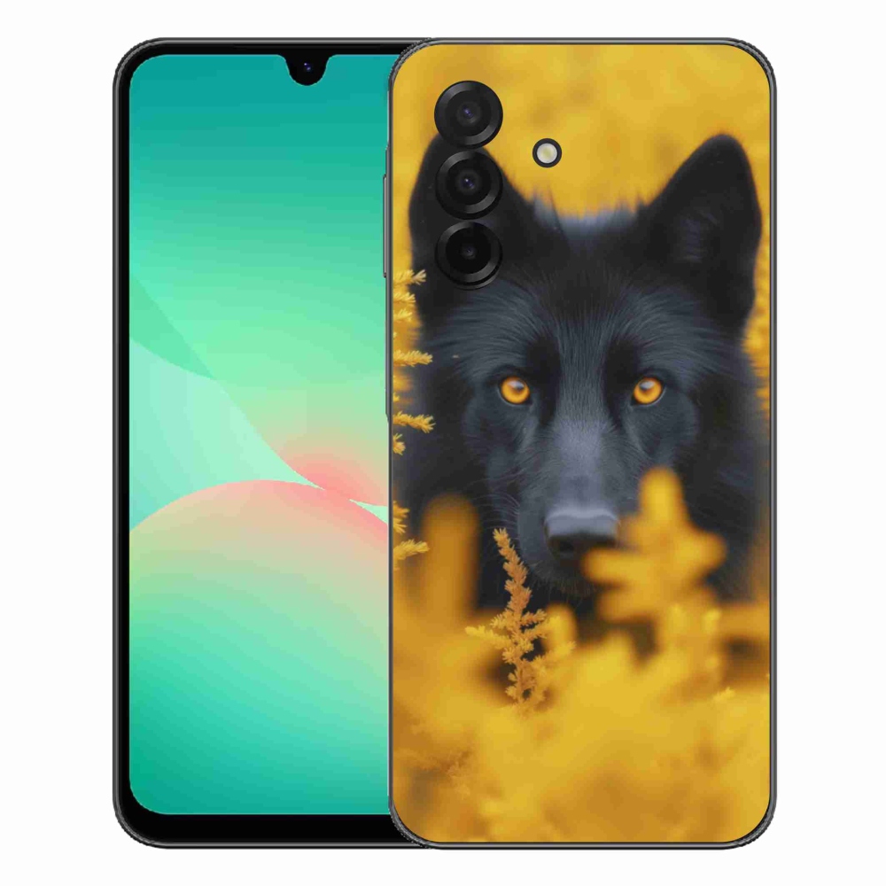Gelový kryt mmCase na Samsung Galaxy A27 5G - černý vlk 2