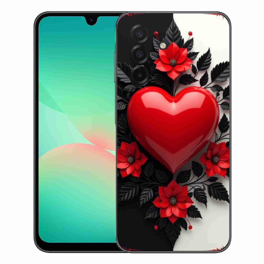 Gelový kryt mmCase na Samsung Galaxy A27 5G - červené srdce