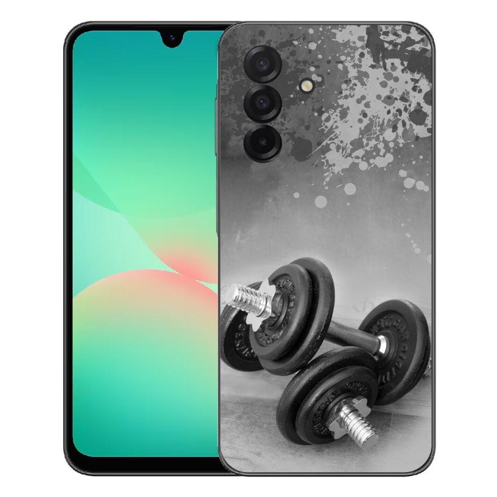 Gelový kryt mmCase na Samsung Galaxy A27 5G - činky 1