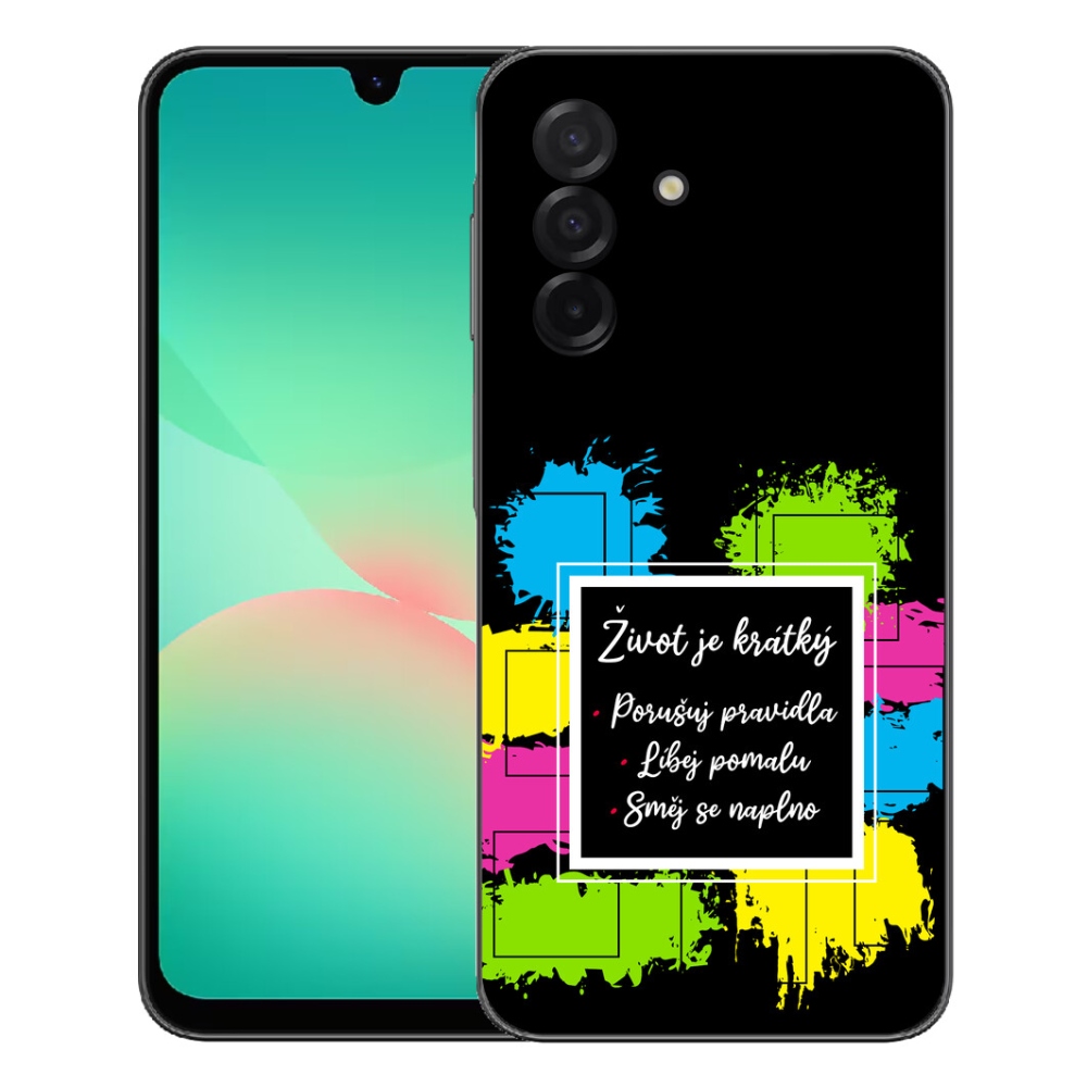 Gelový kryt mmCase na Samsung Galaxy A27 5G - citát 5 černé pozadí