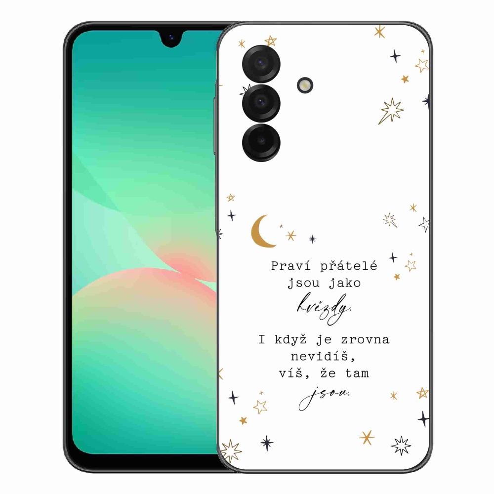 Gelový kryt mmCase na Samsung Galaxy A27 5G - citát 6 bílé pozadí