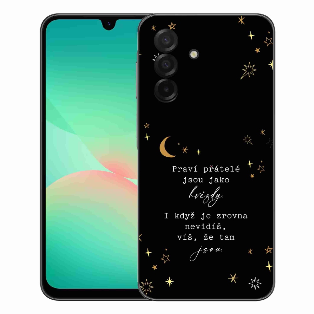 Gelový kryt mmCase na Samsung Galaxy A27 5G - citát 6 černé pozadí